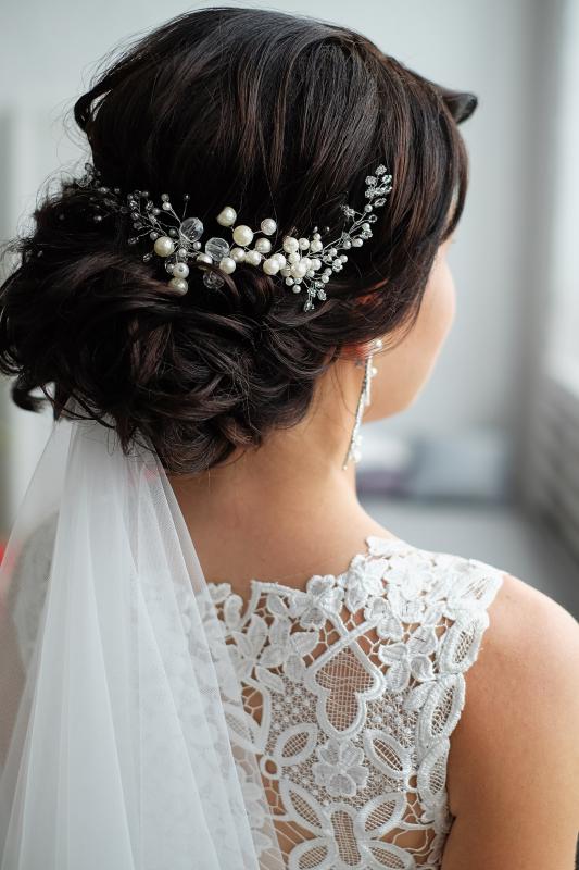 Hairstyling Detailaufnahme